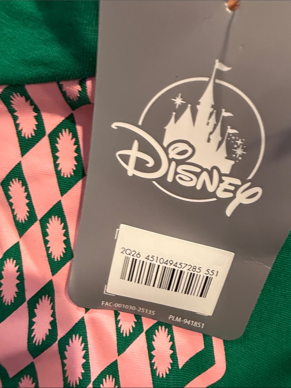Minnie’s PJ Party Graphic Sleep Tee  night gown Green & Pink - Picture 5 of 5